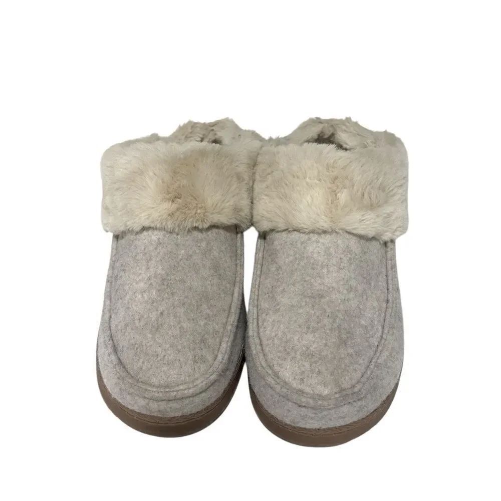 Dearfoams clog Slippers EUC